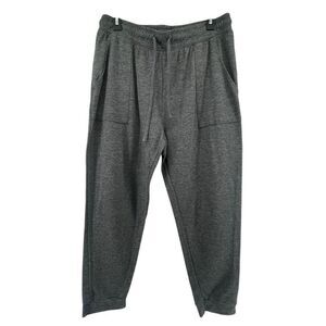 Cuddl Duds Adult Unisex Gray Cargo Pocket Soft Knit Drawstring Joggers Large